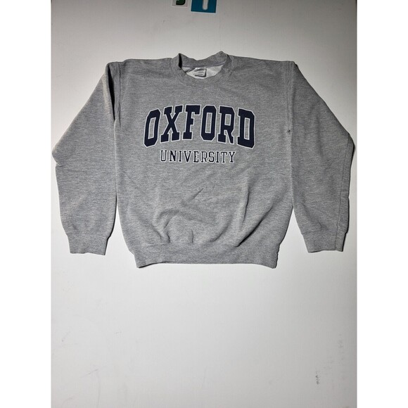 oxford university sweatshirt Gildan Heavy Weight Cotton Pullover Crewneck S @j1 - Picture 6 of 6